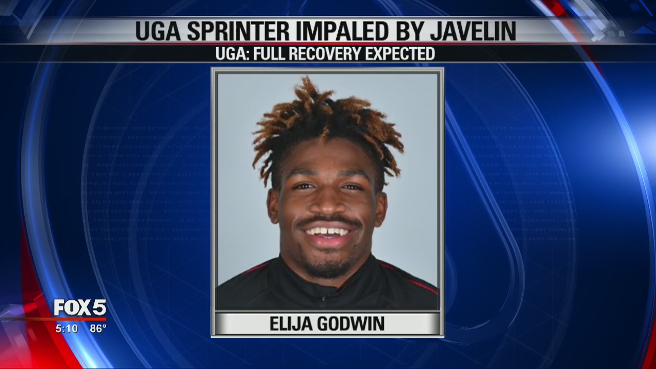 UGA sprinter impaled by javelin