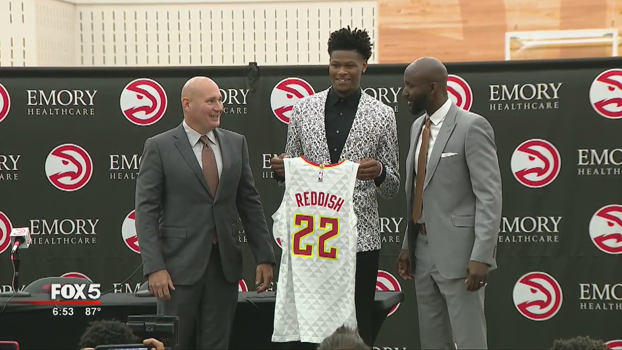 Hawks introduce Cam Reddish