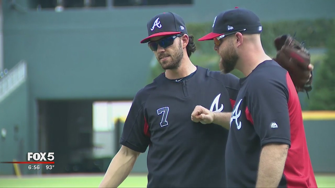 Braves get ready to face the Cardinals