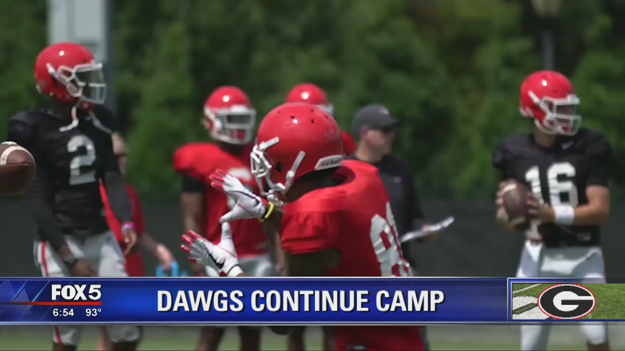 Dawgs continue camp