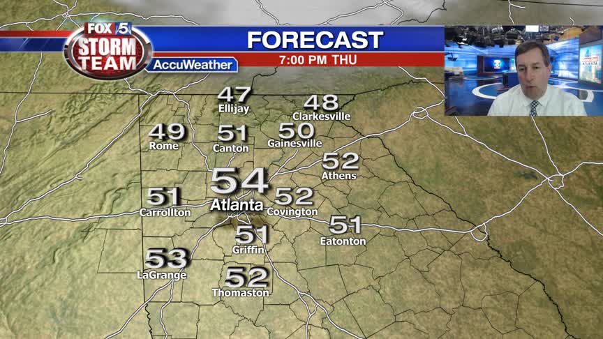 Late Thursday afternoon weather update | FOX 5 Atlanta