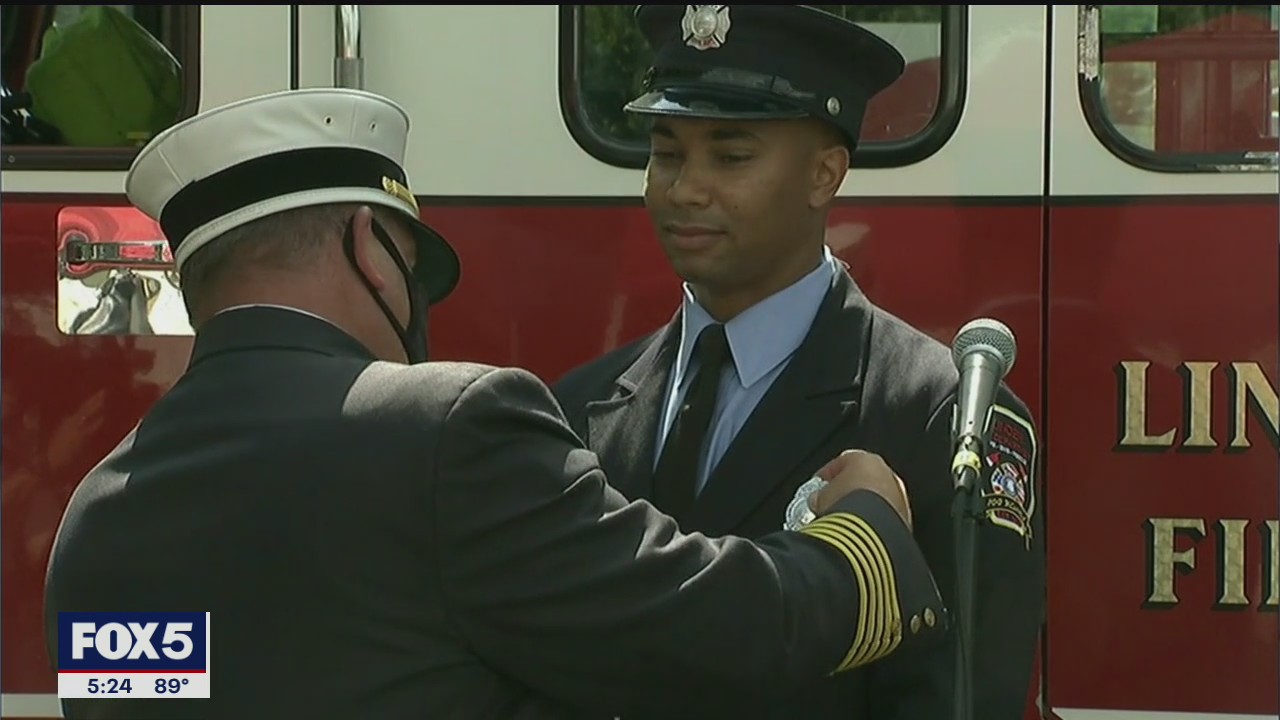 Linden Fire Department promotes first African-American officer
