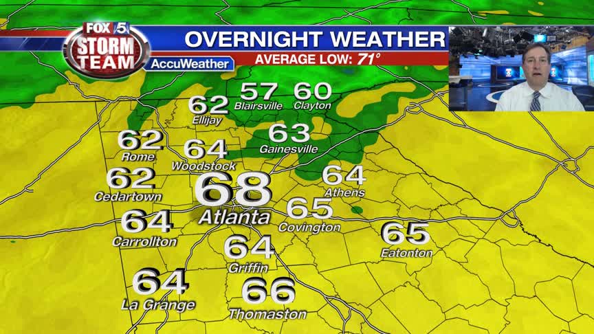 Late Thursday afternoon weather update: | FOX 5 Atlanta