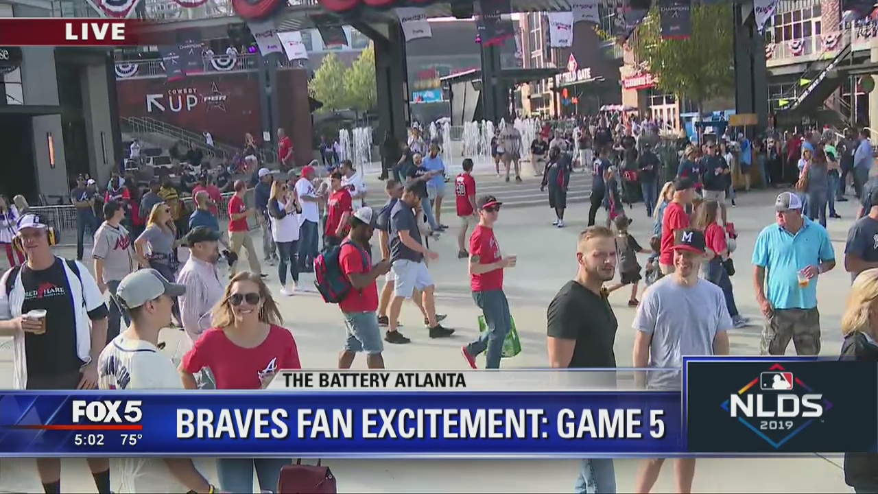 Braves fan excitement