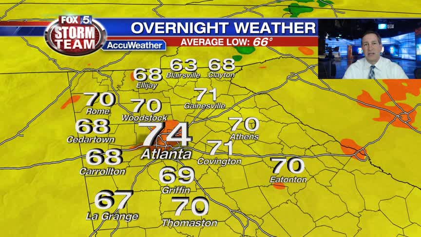 Late Thursday afternoon weather update: | FOX 5 Atlanta