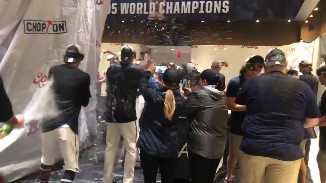 Atlanta Braves celebrate