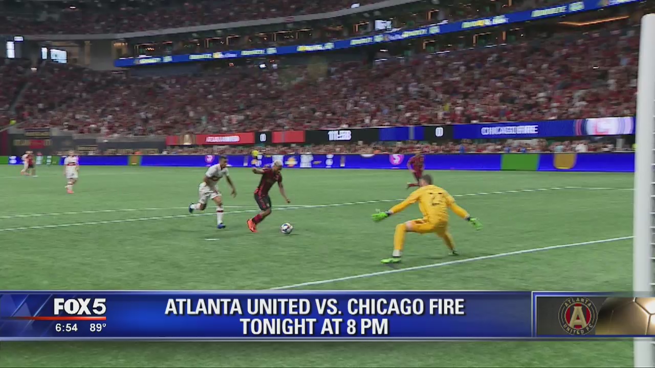 Atlanta United in action tonight