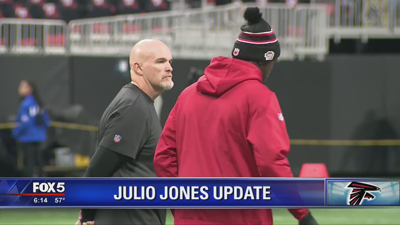 Julio Jones a game-time decision vs. Saints