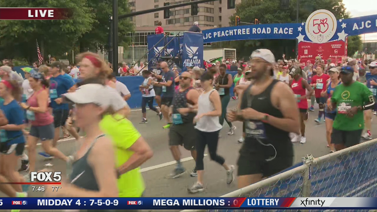 Peachtree Road Race - 7:45 a.m.