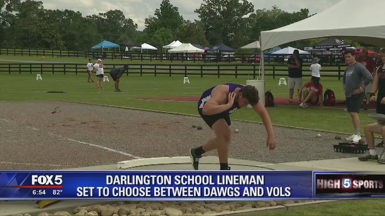 Darlington School lineman set to choose between Dawgs and Vols