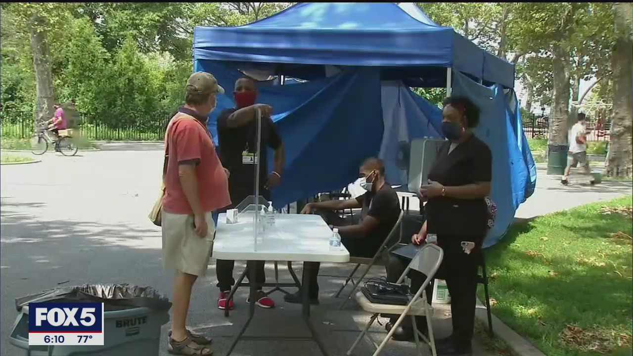 COVID-19 hotspot in Sunset Park, Brooklyn