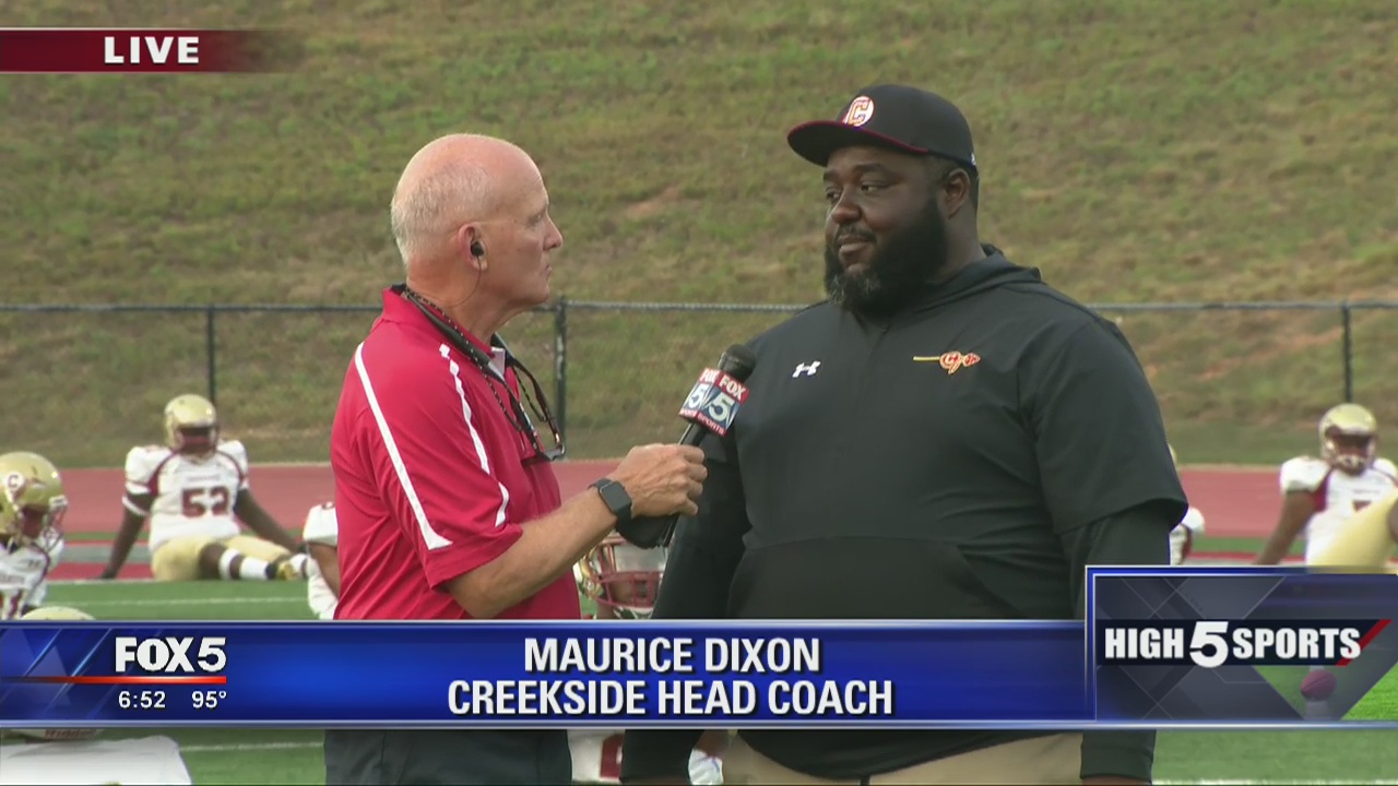 Game of the Week Creekside head coach