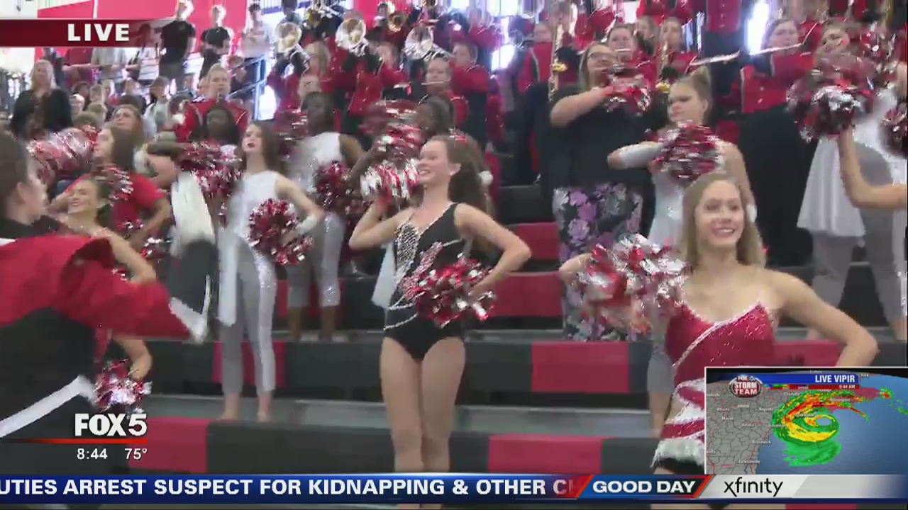 TOTW pep rally at Bowdon HS
