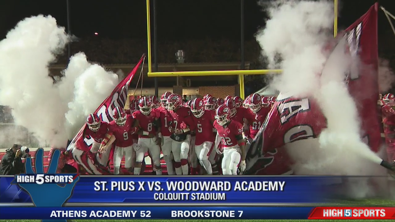 St. Pius vs Woodward Academy