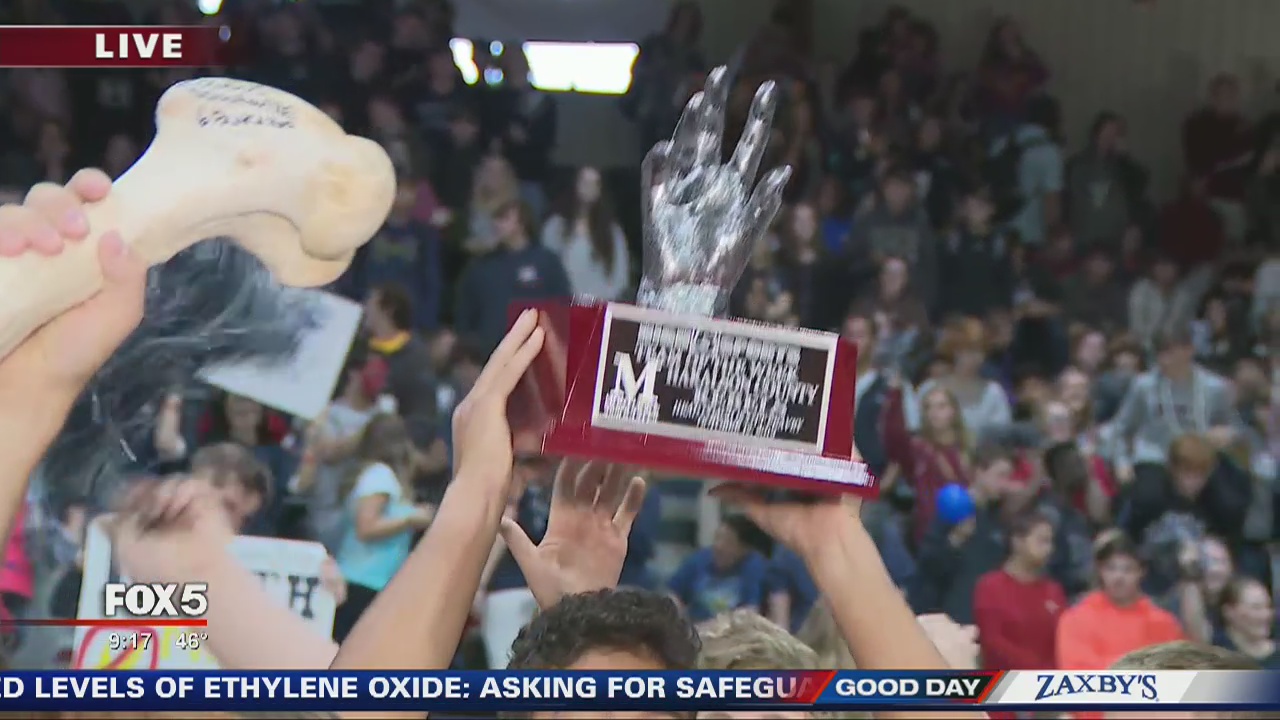 Hand Trophy given to Haralson County Rebels