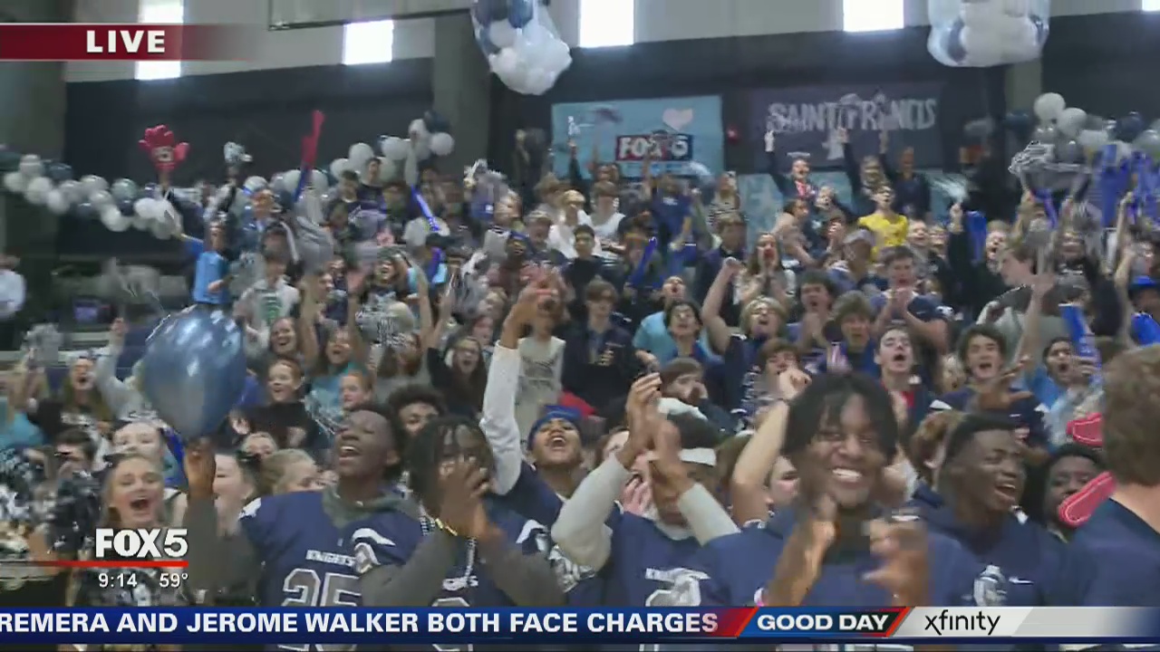 St. Francis Knights get TOTW Hand Trophy