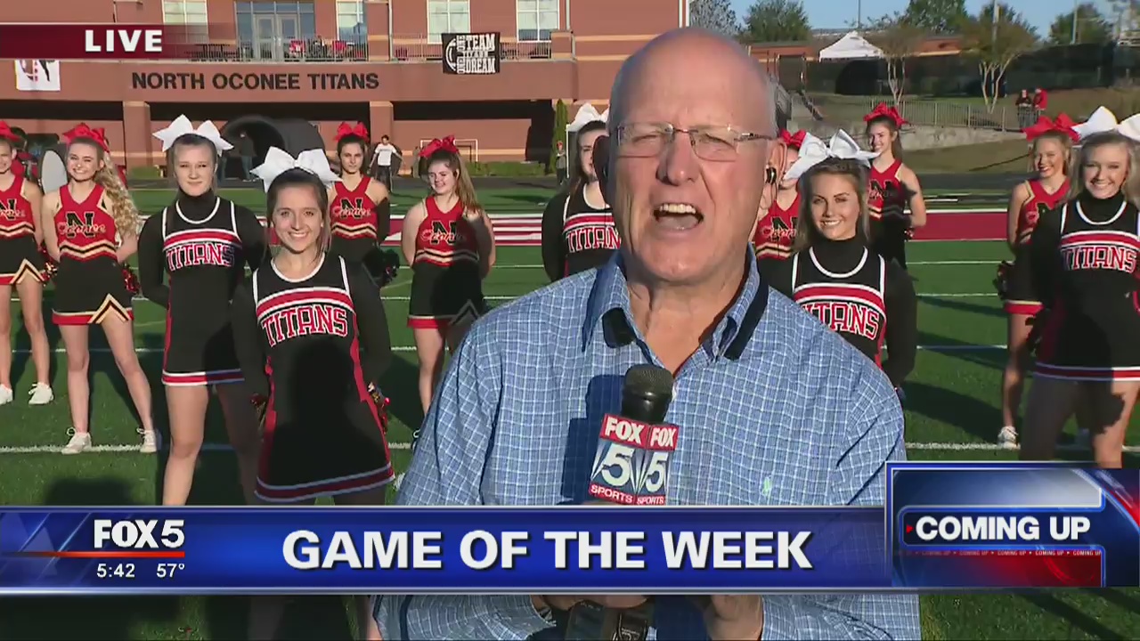 Game of the Week - North Oconee cheerleaders