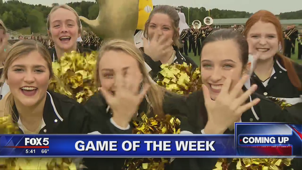 Game of the Week cheerleaders