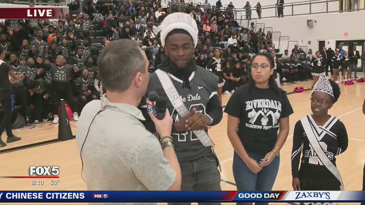 TOTW pep rally at Riverdale High school