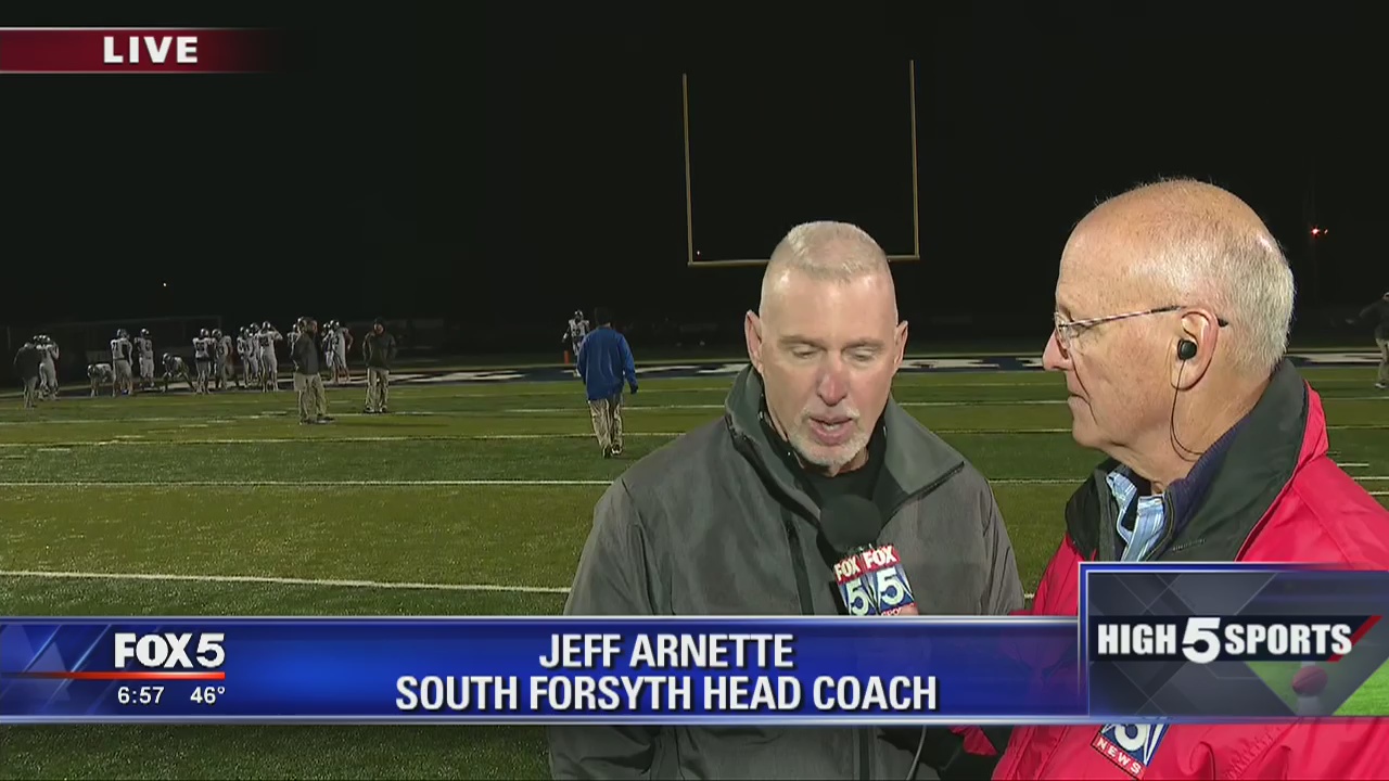 South Forsyth Head Coach talks about Game of the Week
