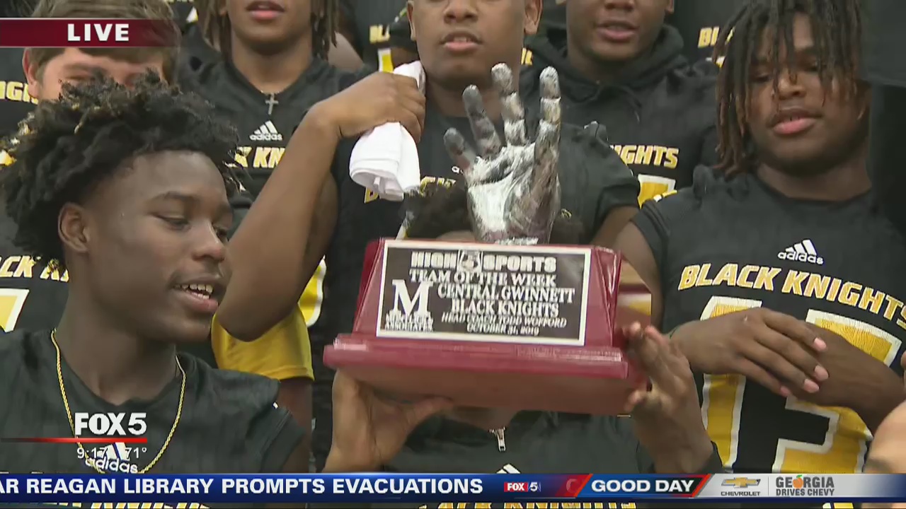 Central Gwinnett gets TOTW Hand Trophy