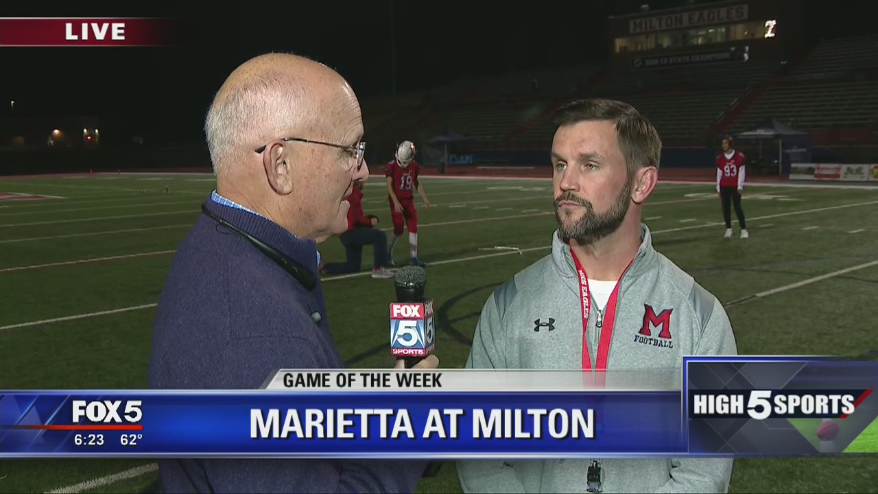 Game of the Week - Milton head coach