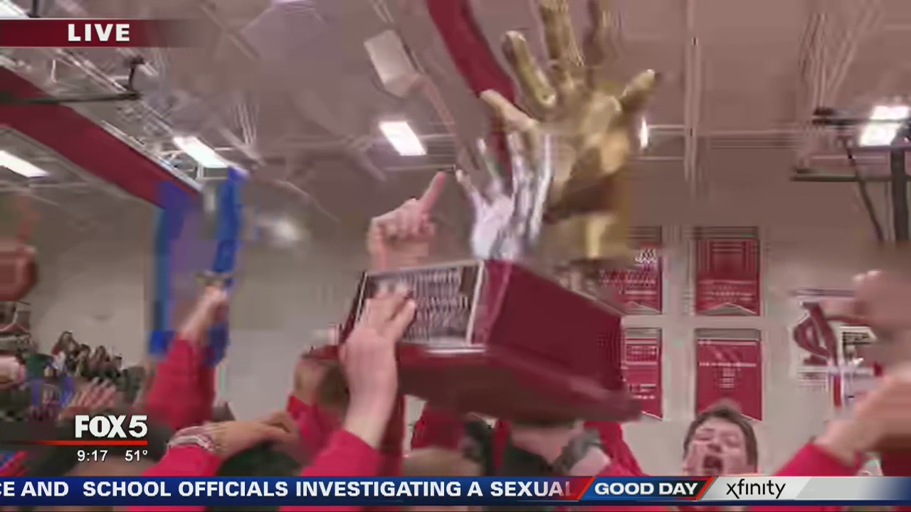 Red Raiders get TOTW Hand Trophy