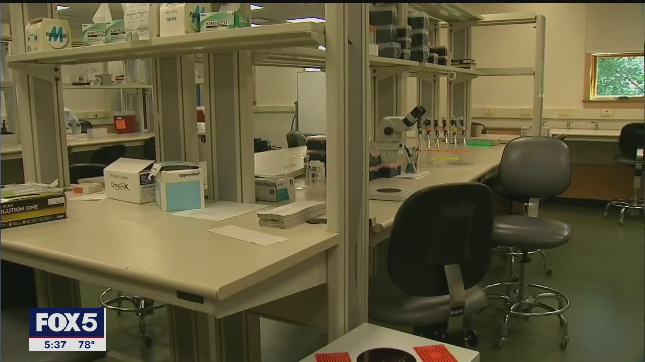 Research lab on Long Island feeling effects of Tropical Storm Isaias