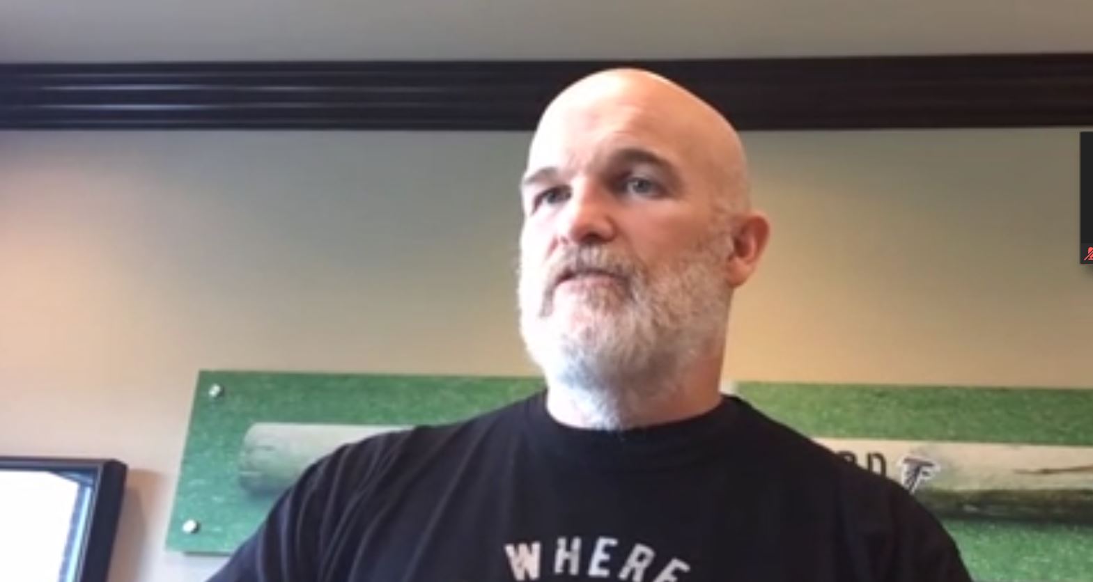 Full interview with Falcons Head Coach Dan Quinn