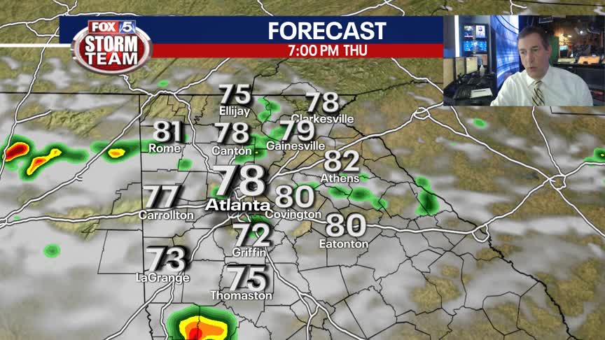 Late Thursday afternoon weather update | FOX 5 Atlanta
