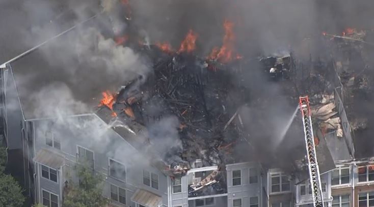 Crews battle apartment fire on Main Street in Atlanta | FOX 5 Atlanta