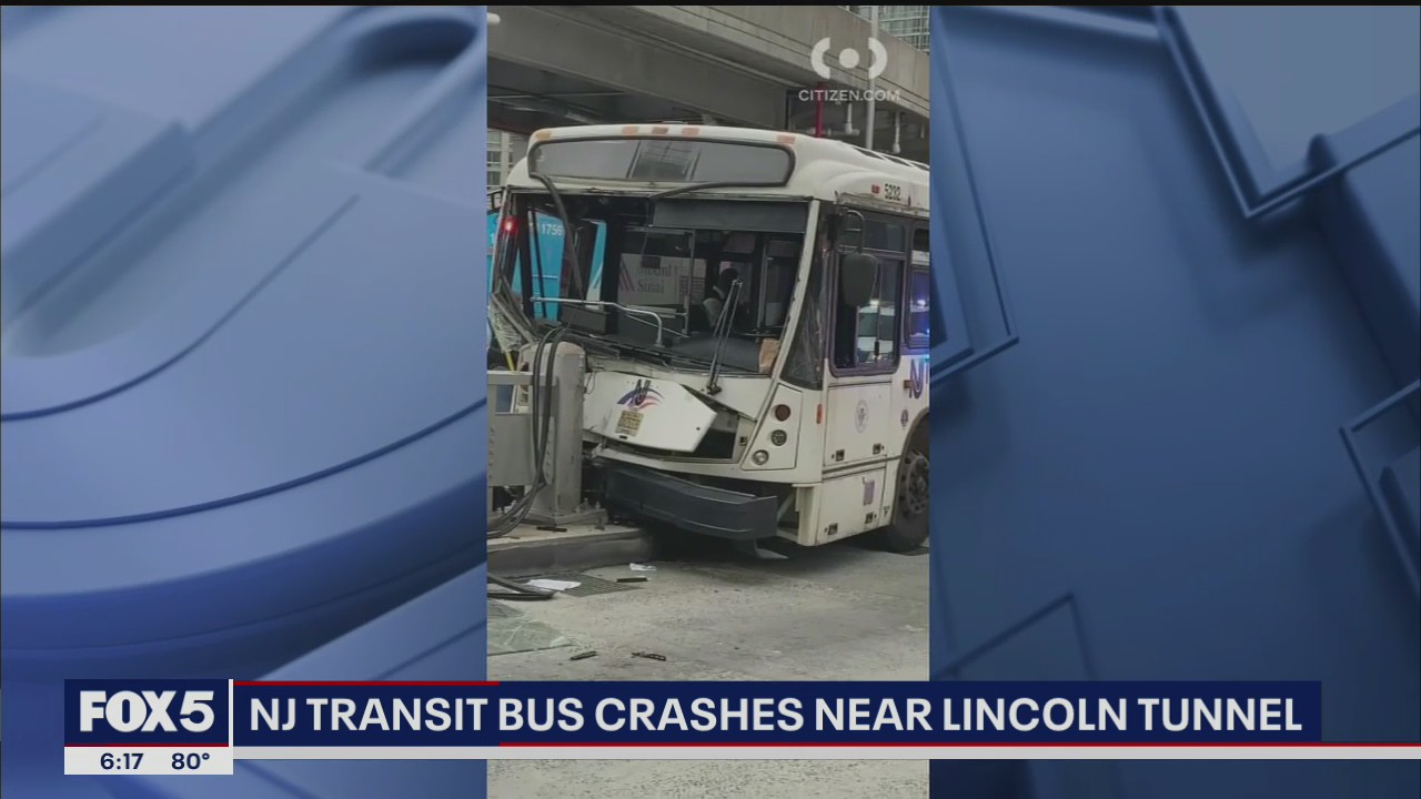 Over a dozen injured after bus crashes near Port Authority