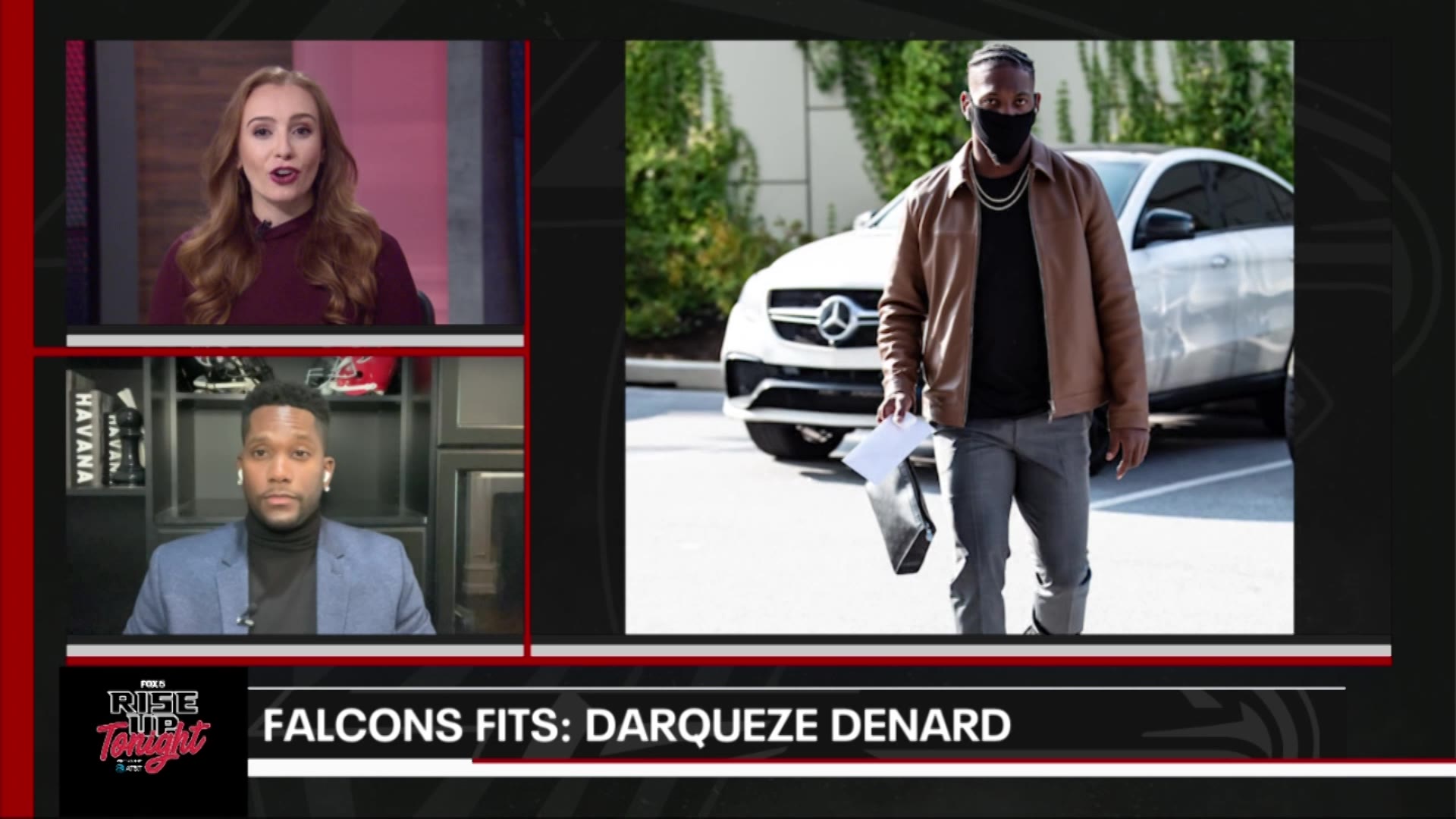 Rise Up Tonight - Falcons Fits profiles Darqeuze Denard and Todd Gurley