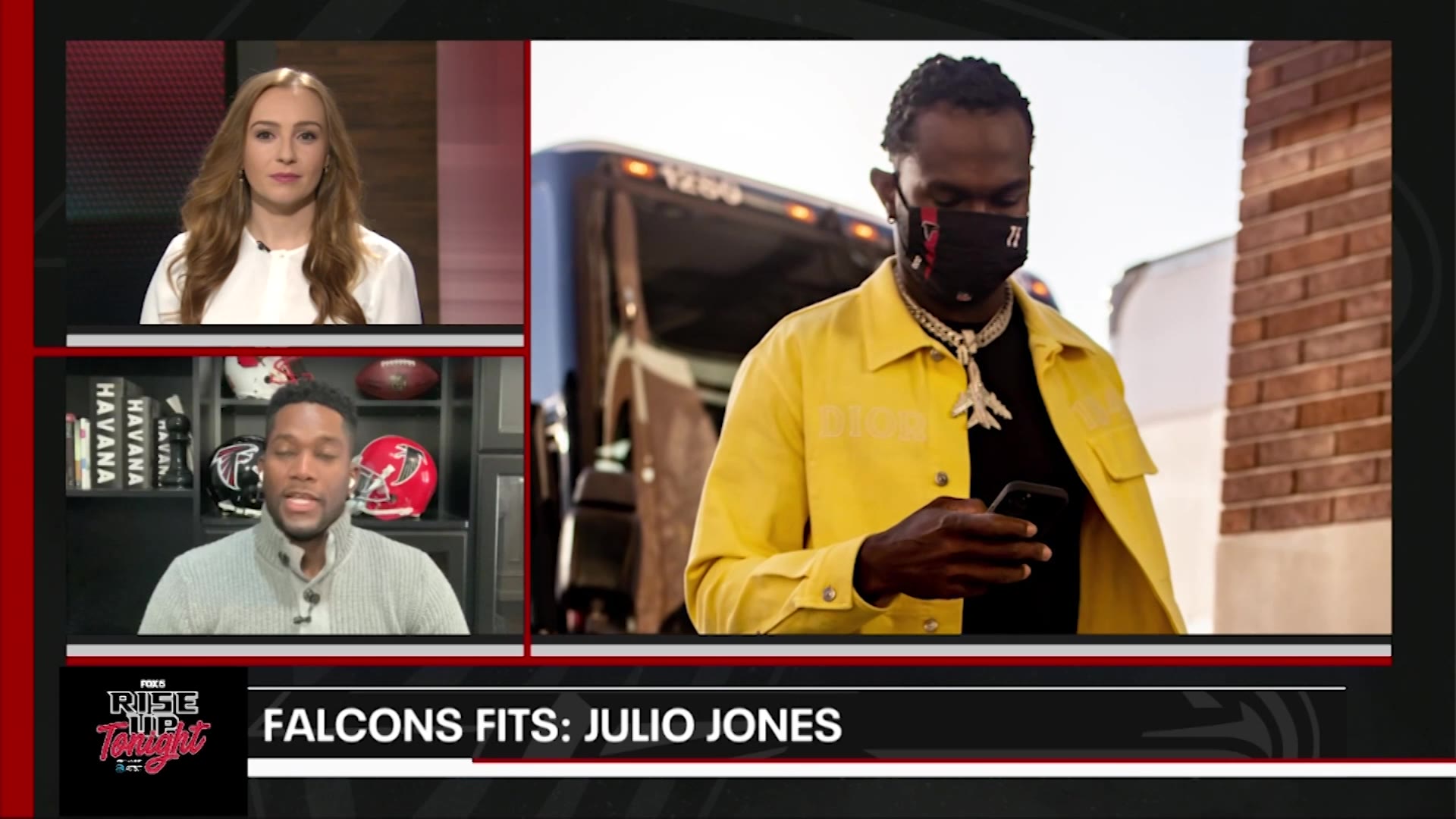Rise Up Tonight - Falcons Fits features Julio Jones