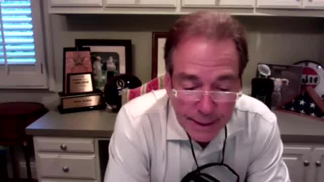 Nick Saban addresses being positive for COVID-19