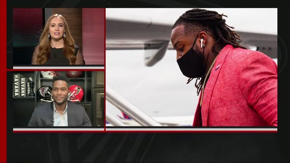 Rise Up Tonight - Falcons Fits featuring Steven Means, Calvin Riddley, and Kendall Sheffield