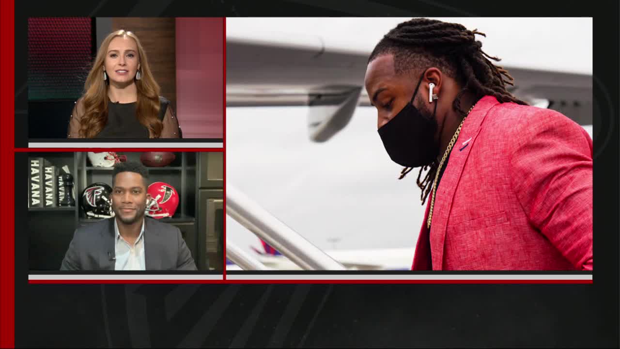 Rise Up Tonight - Falcons Fits featuring Steven Means, Calvin Riddley, and Kendall Sheffield