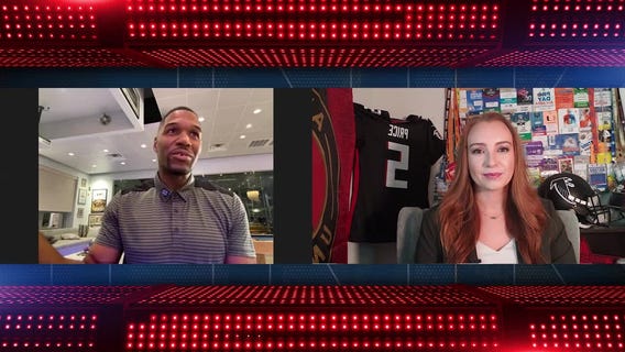 NFL on FOX analyst Michael Strahan talks Falcons