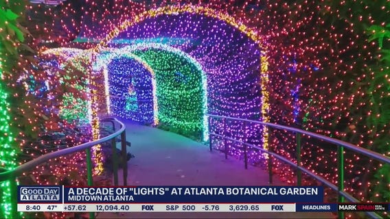 A decade of lights of Garden Lights at Atlanta Botanical Garden