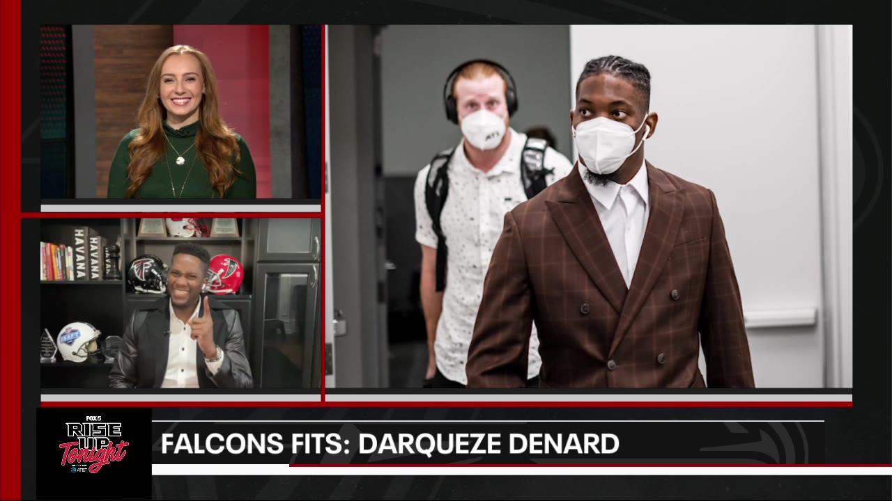 Rise Up Tonight - Falcons Fits featuring Darqueze Denard, AJ Terrell, Todd Gurley