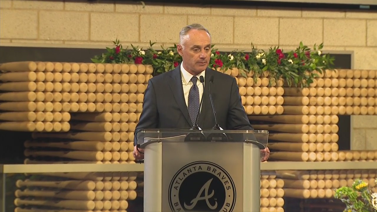 MLB commissioner on the impact of Hank Aaron