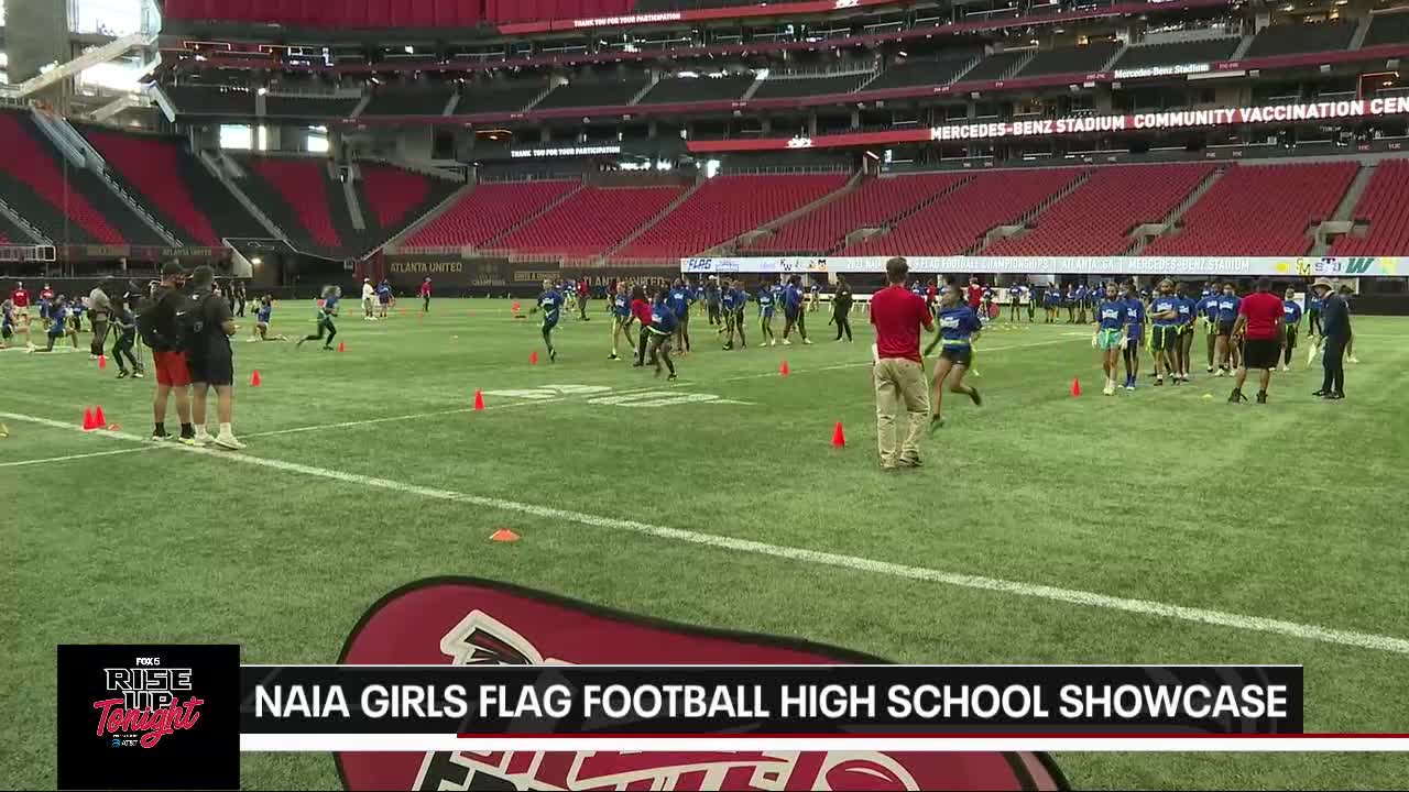 Rise Up Tonight - Falcons Rise Up For Atlanta hosting a ladies flag football camp
