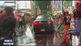 Questions remain over car that drove through BLM protest in Times Square