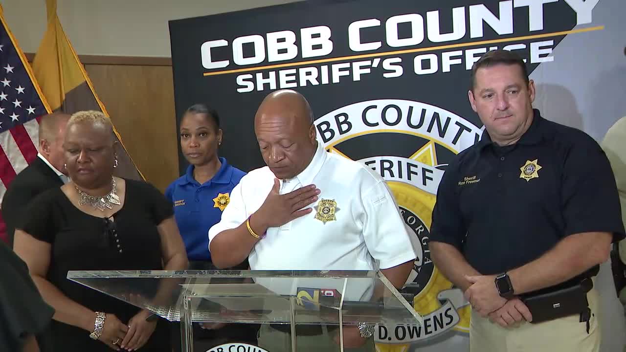 Sheriff Owens gives an update after 2 Cobb County deputies were killed ...