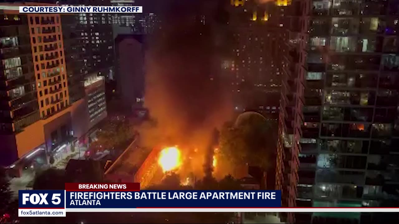 Massive Midtown Atlanta fire | FOX 5 Atlanta
