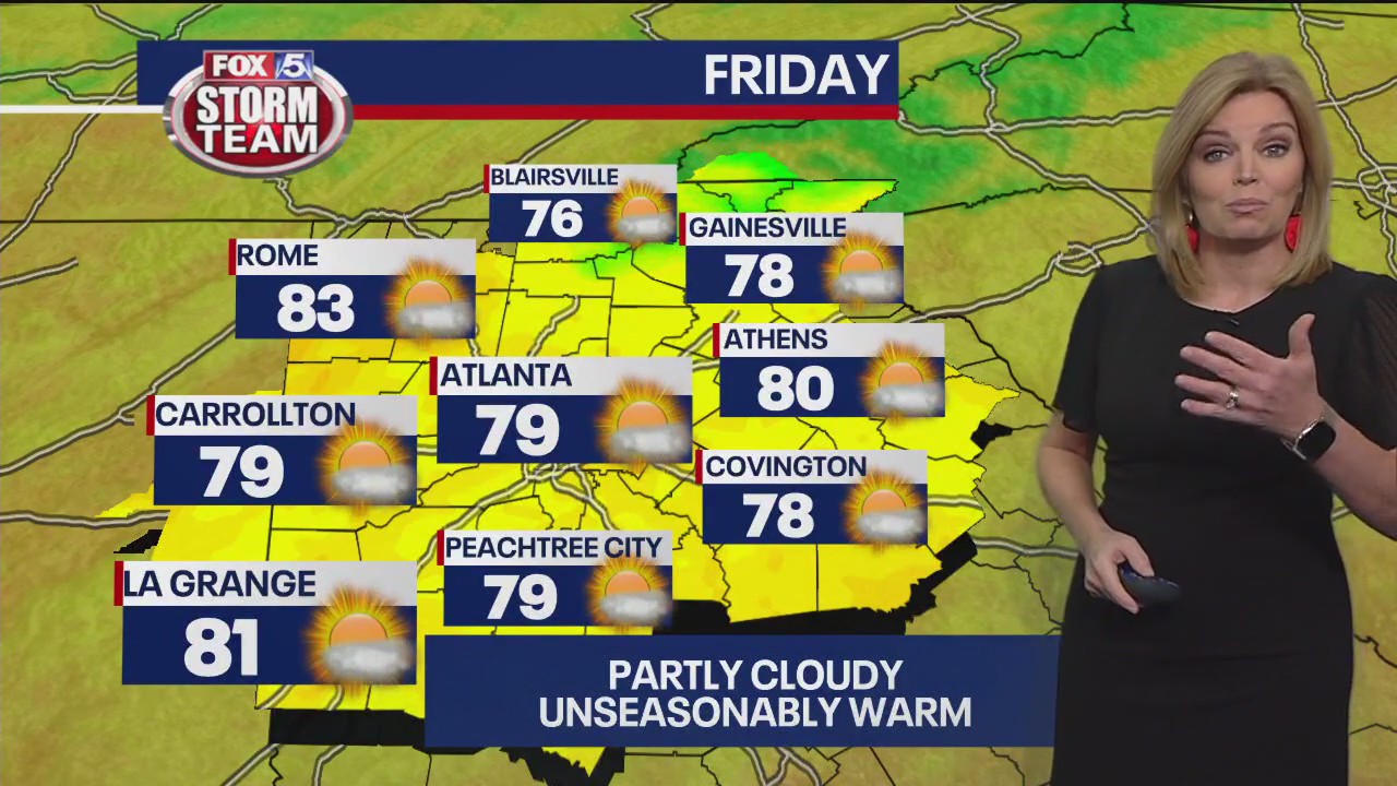 Friday morning forecast | FOX 5 Atlanta