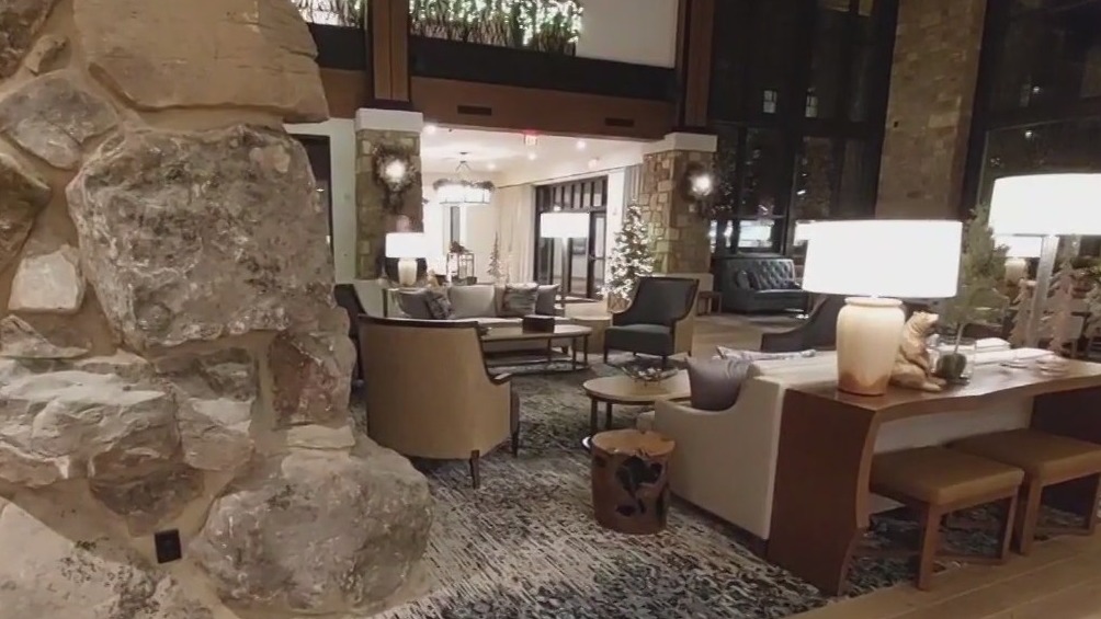 Dolly Parton's HeartSong Lodge & Resort is opening today in Pigeon Forge, Tennessee.