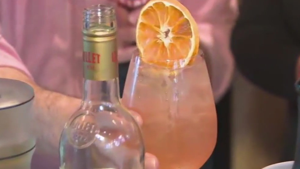 Raising a glass at Chateau Elan