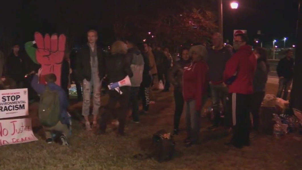 'Block Cop City' protesters hold vigil at jail | FOX 5 Atlanta