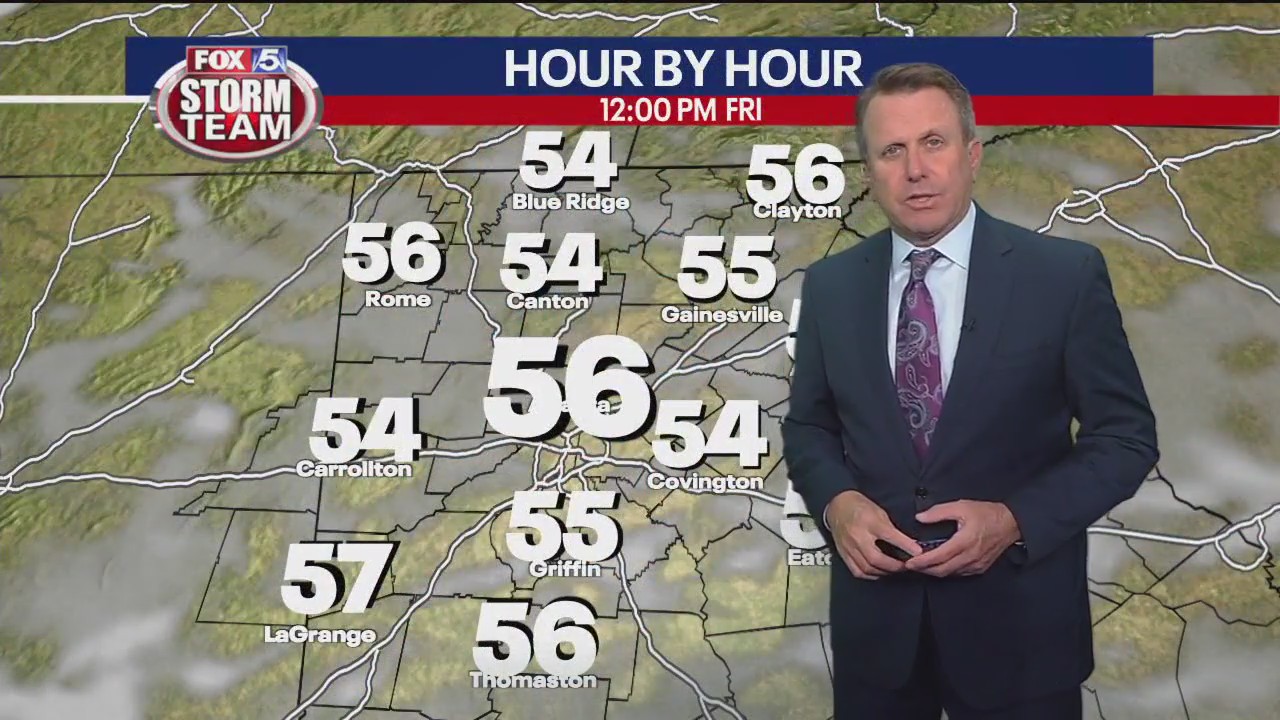 Friday morning weather forecast | FOX 5 Atlanta
